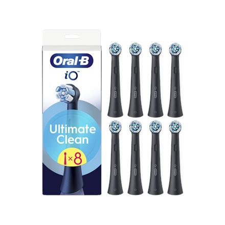 Produktbild Oral-B iO RB CBF 8 UltimateClean Black 8-pack (8 x)