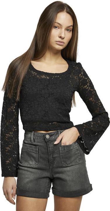 Immagine prodotto Urban Classics Camicia da donna in pizzo a maniche lunghe (M)