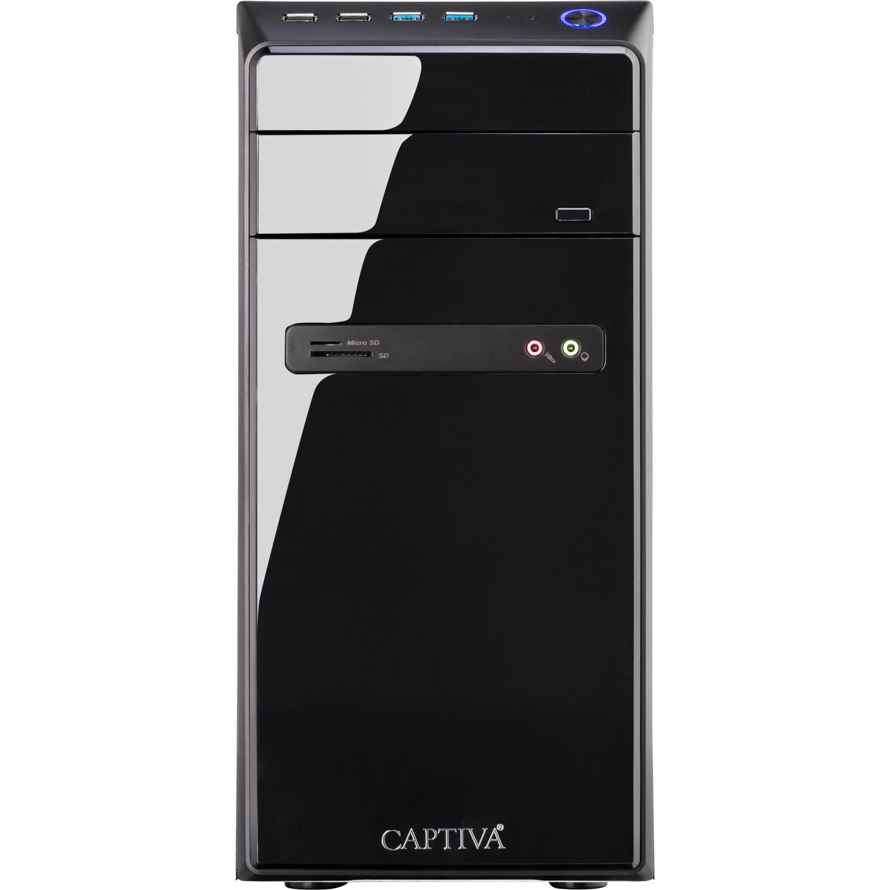 Captiva Power Starter I68-899 Core i5 UHD Graphics (Intel Core i5-12400, 16 GB, 500 GB, UHD Graphics 730), PC, Schwarz