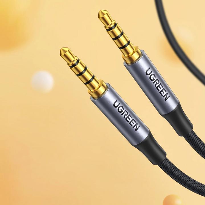 Productafbeelding Ugreen AV183 kabel 10648 minijack 3,5 mm / minijack 3,5 mm 1m - grijs (1 m)