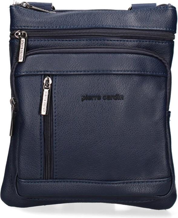 Produktbild Pierre Cardin **Umhängetasche Herren - Modell Corvus - 100% Veganes Pu-Leder** - 19.0 X 23.0 X 4.0 Cm