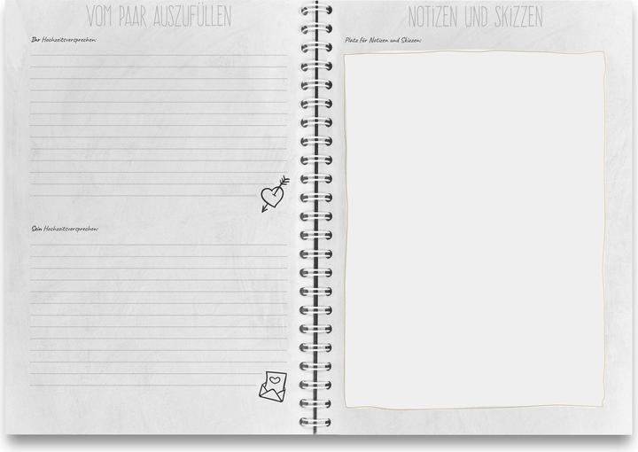Nutritional values and ingredients Hochzeits-Gästebuch (German, Familia publishing house, 2021)