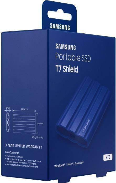 Actual product image Samsung T7 Shield (2 TB)