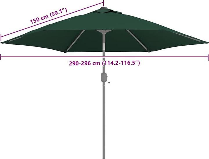Actual product image vidaXL Ersatzstoff (3 m)