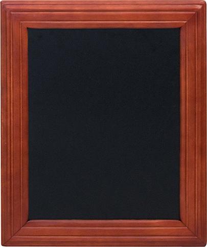 Actual product image Securit Chalkboard UNIVERSAL, with wooden frame, mahogany (Bulletin board, 300 x 400 mm)