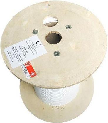 Actual product image RS PRO Ethernet cable Cat.7, 100m, White Installation cable S/FTP, LSZH (S/FTP, CAT7, 100 m)