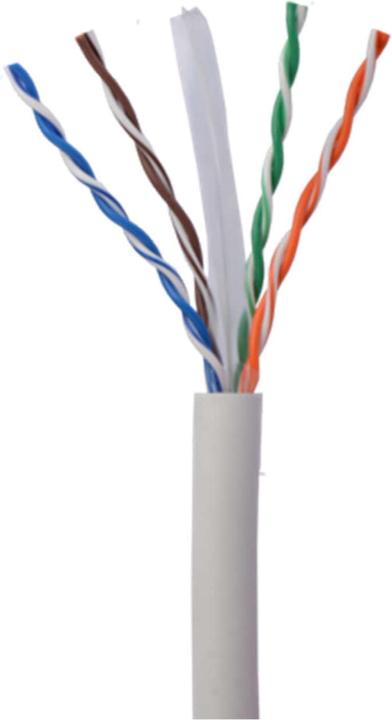 Produktbild Carl NORTH Netvaerkskabel Cat6A UTP Hvid 25m uden stik (UTP, CAT6a, 25 m)