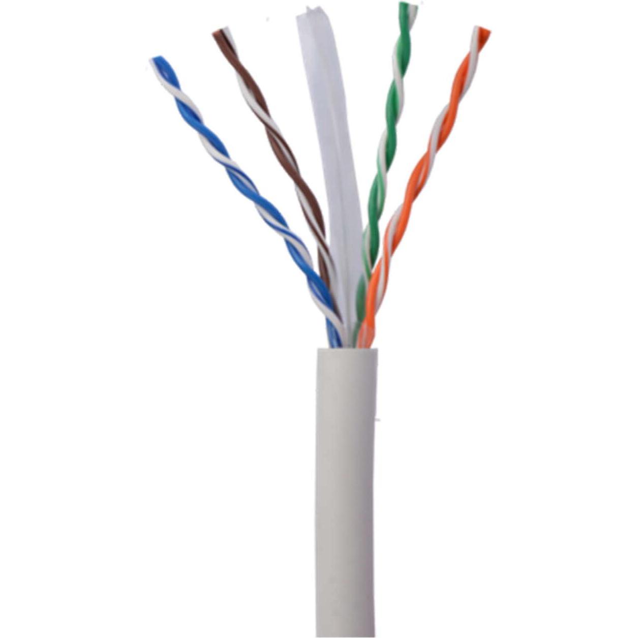 Carl NORTH Netvaerkskabel Cat6A UTP Hvid 50m uden stik (UTP, CAT6a, 50 m), Cavo di rete