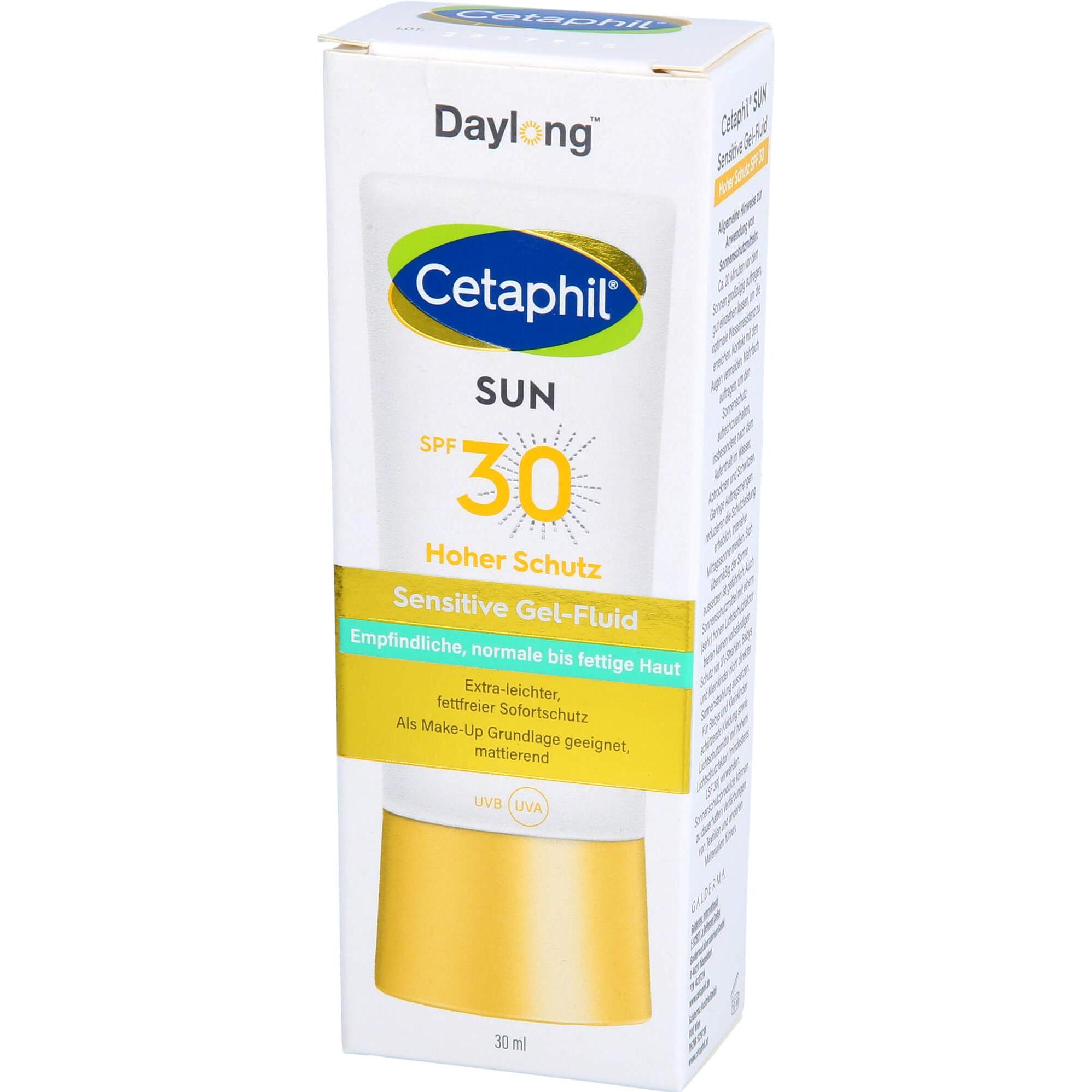 Cetaphil Sun Unisex Sonnencreme, 30 Sensitive Gel-Fluid Gesicht, 30 Ml Gel (Sonnengel, Spf 30, 30 Ml)