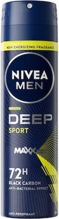 NIVEA Men Deo Deep Sport Spray - 150ml (Spray, 150 ml)