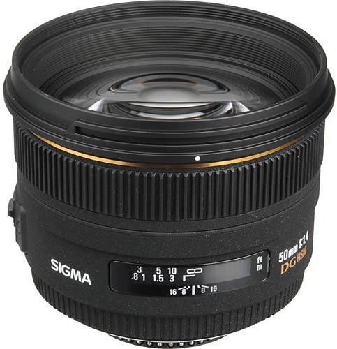 Sigma Obiettivo 50mm f/1.4 EX DG HSM, Nikon (Nikon F, Full-frame)