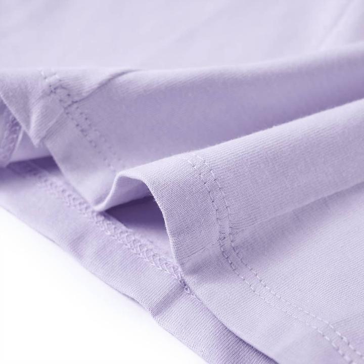 Produktbild vidaXL Kinder-Langarmshirt Helllila 140,Material: 95 % Baumwolle. 5