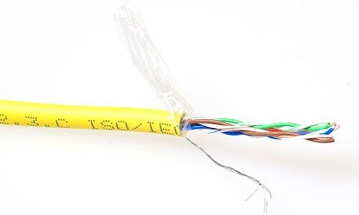 Actual product image ACT CAT5E F/UTP LSZH stranded patch yellow 100 m. Unit: Reel 100 mtr (F/UTP, CAT5e, 100 m)