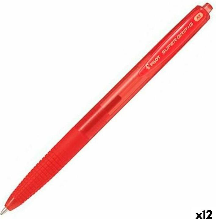 Image du produit Pilot Stylo à bille Super Grip G 2036, épaisseur de trait M, 12 pièces, diverses couleurs (Rouge, 12x)