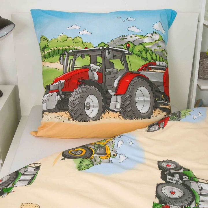Immagine prodotto Herding Biancheria da letto reversibile per bambini "Tractor