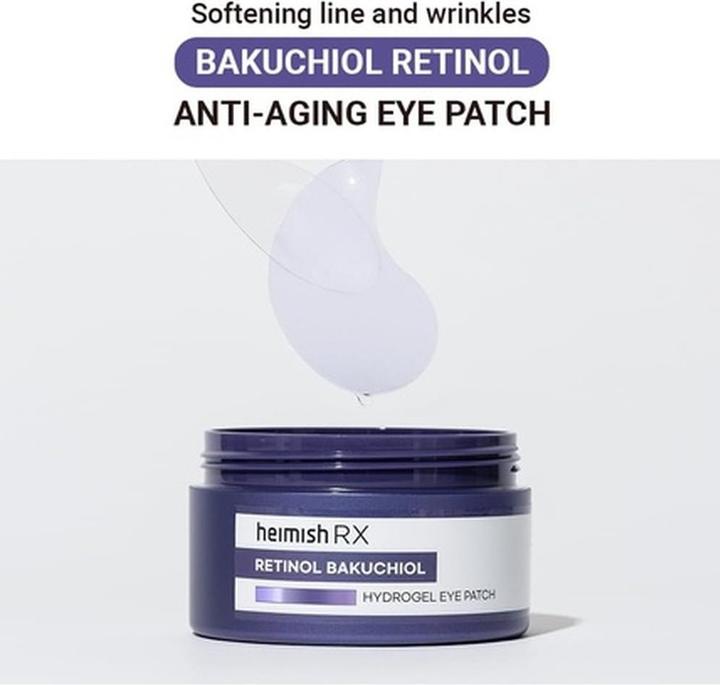 Heimish Rx Retinol Bakuchiol Hydrogel Augenpflaster Anti-Aging unter den Augen Pflaster (Augenpflege Stift)