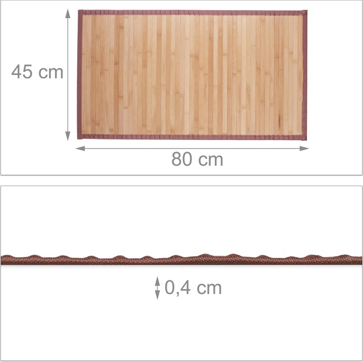Actual product image Relaxdays Bath Mat cm (45 x 80 x 0.4 cm)