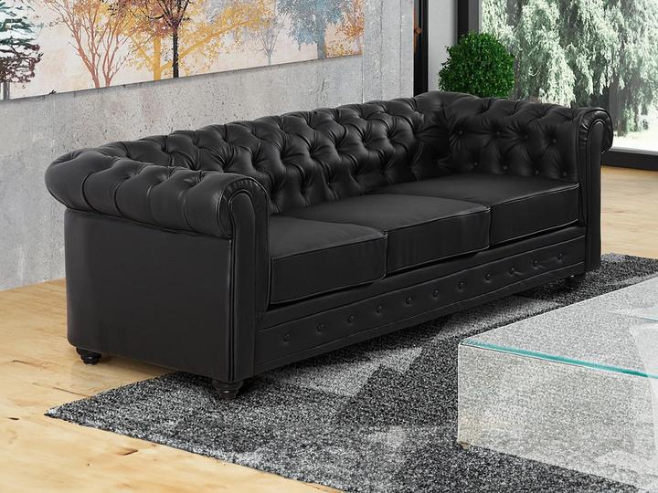 Produktbild Vente-unique Chesterfield (3-Sitzer)