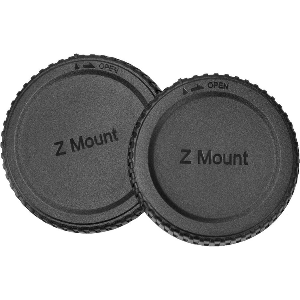 Caruba Copertura posteriore dell'obiettivo e dell'alloggiamento per Nikon Z Mount, Copriobiettivo, Nero