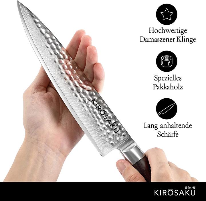Image du produit Kirosaku Couteau damassé 20cm (20 cm)
