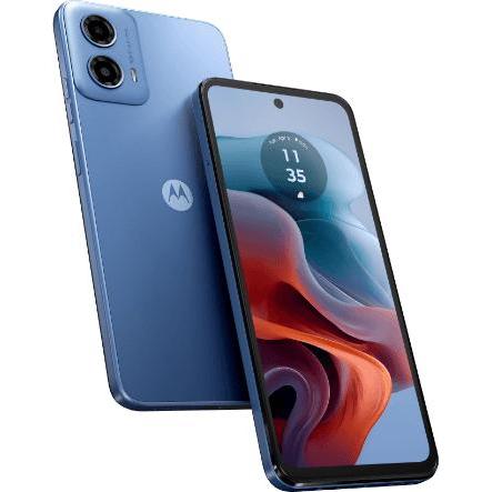 Thumbnail - Motorola Moto G34 DE (128 GB, Ice Blue, 6.50", SIM + eSIM, 50 Mpx, 5G), Smartphone, Blau
