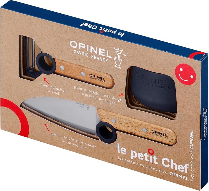 Actual product image Opinel LE PETIT CHEF children's kitchen set, 3-piece