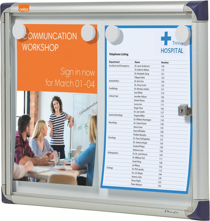 Image du produit Nobo Vitrine d'affichage extra-plate 2xA4