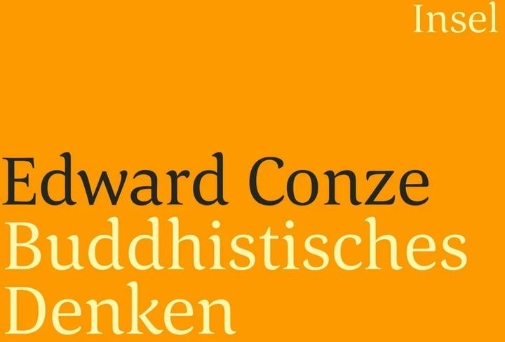 Produktbild Buddhistisches Denken (Deutsch, Edward Conze, 2007)