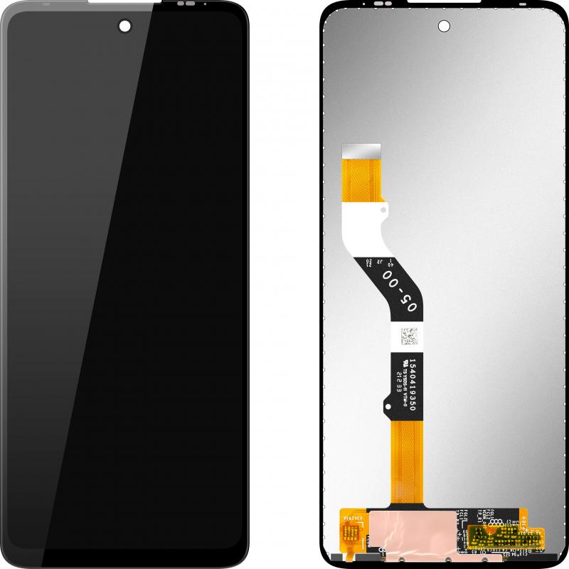 MP Display Unit für Motorola Moto G40 Fusion / G51 5G / G60 / G60S, w/o Frame, Aftermarket, Schwarz (Display), Pezzi di ricambio per dispositivi mobil