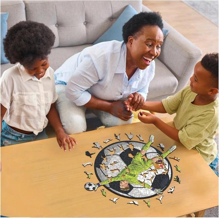 Produktbild Iconic FC Barcelona - Ter Stegen - Holz Puzzle Grösse L (500 Teile) (500 Teile)