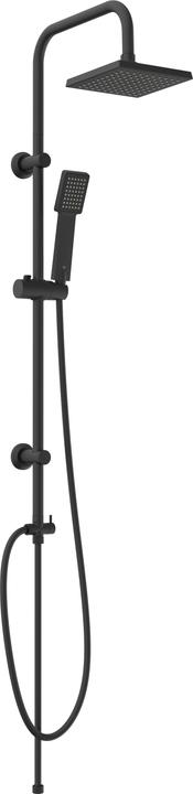 Image du produit Eisl Douche à effet pluie salle de bains EASY ENERGY Ensemble de douche suspendu noir mat Système de