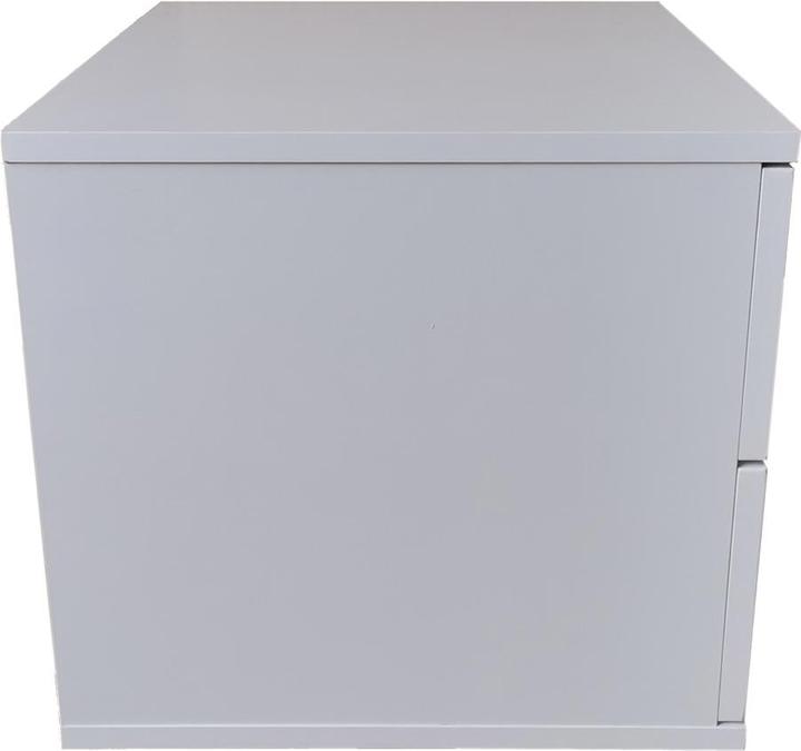 Produktbild HTI-Living Nachtschrank Weiss mit 2 Schubladen Nina (45 x 38 x 38 cm)