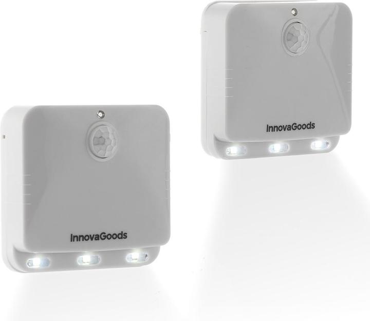 Image du produit InnovaGoods 2x lampes LED sans fil avec capteurs de mouvement