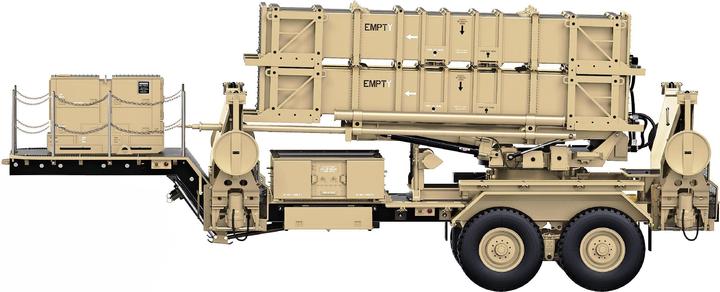 Actual product image Amewi Semi trailer US M747 launcher, sand 1:12, kit