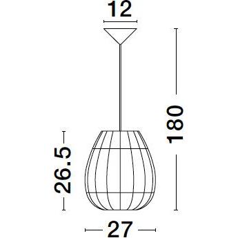 Thumbnail - Nova Luce, Pendelleuchte, Marlo (E27)