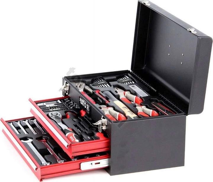 Actual product image Yato TOOL BOX W. TOOLS 80PCS (80 pieces)