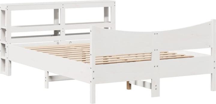 Actual product image vidaXL Bed with pine headboard (140 x 200)