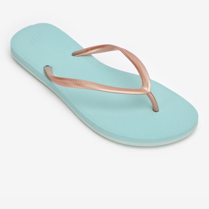 Image du produit Olaian Tongs femme 500 Or bleu (39, 40)