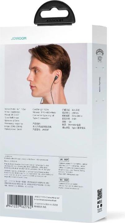 Produktbild Joyroom Wired Earphones JR-EC07, Type-C (Kabelgebunden)