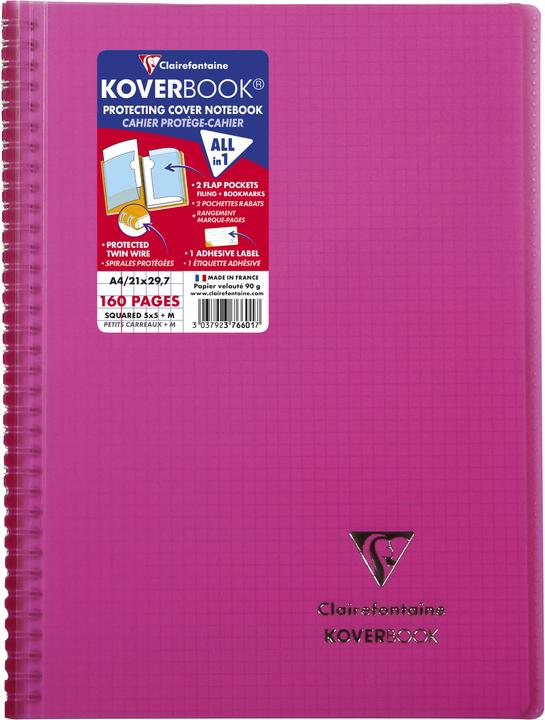 Actual product image Clairefontaine Koverbook (A4, Checked, Hardcover)