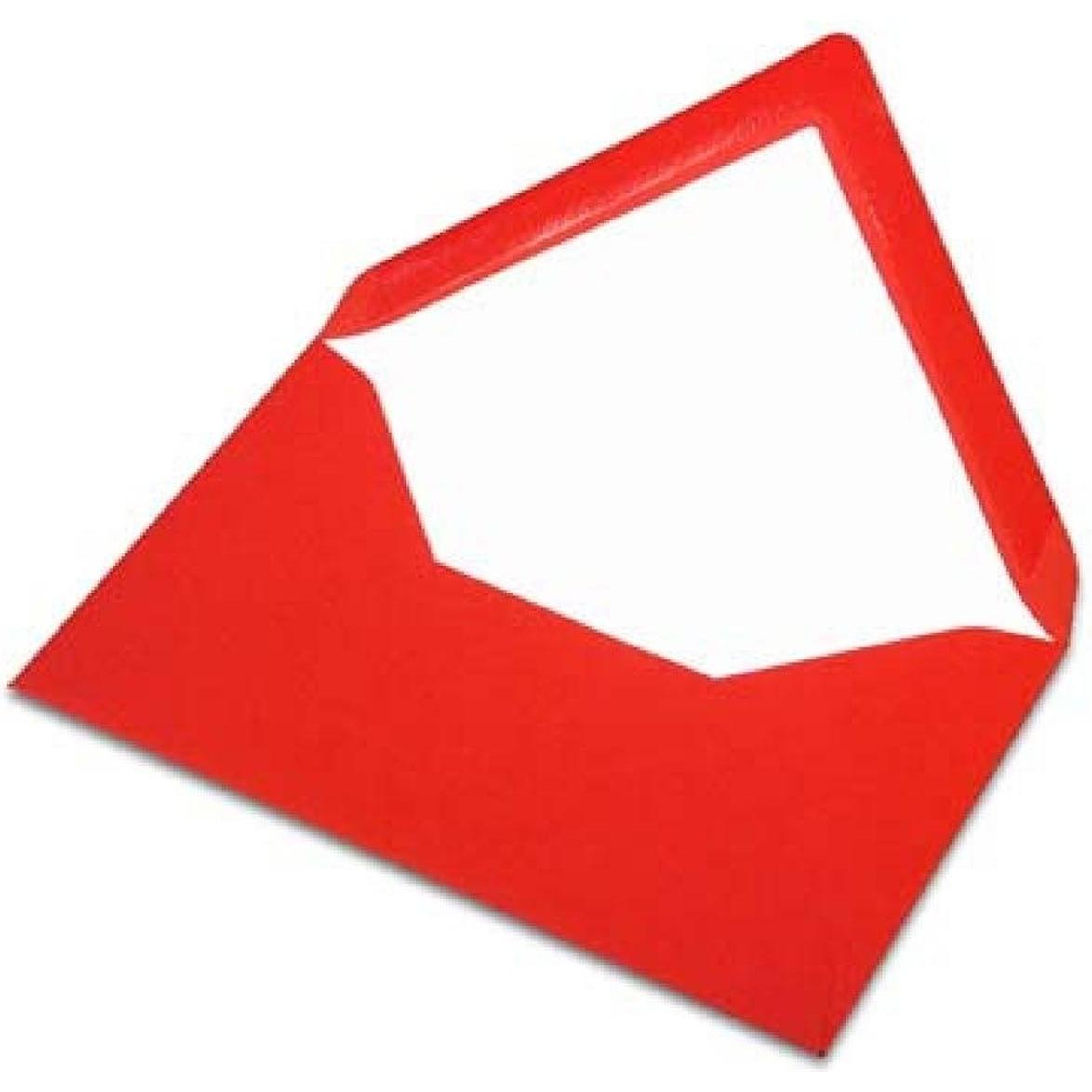 Blanke, Briefumschlag, Briefumschläge 81x114mm (DIN C7) 100g/qm gummiert VE=100 Stück tomate (100 x)