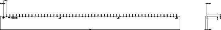 Actual product image Siemens Pin busbar touch-proof 2-phase cuttable