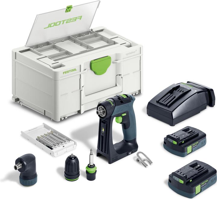 Festool Perceuse-visseuse à accu CXS 18 C 3,0-Set (Boorschroevendraaier)