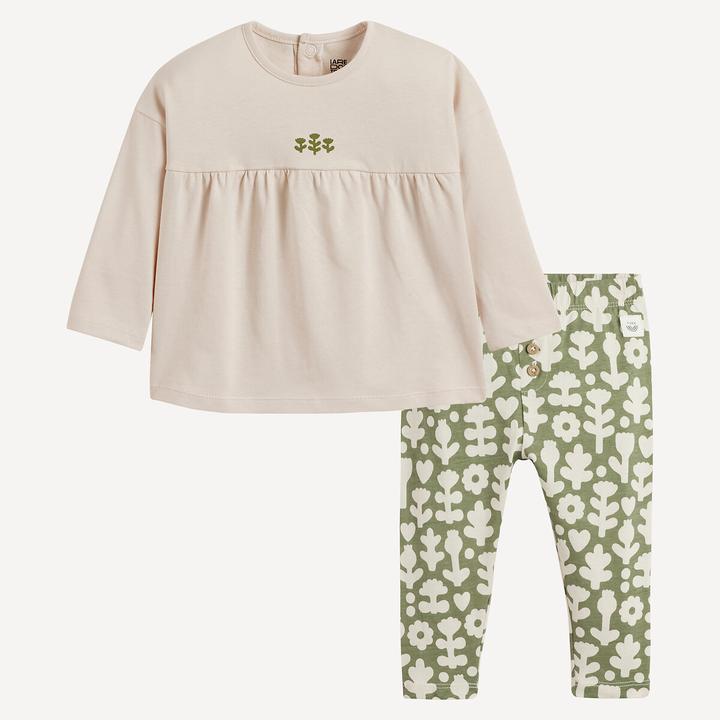 Immagine prodotto La Redoute Collections 2-teiliges Set aus Langarmshirt und Leggings (62)