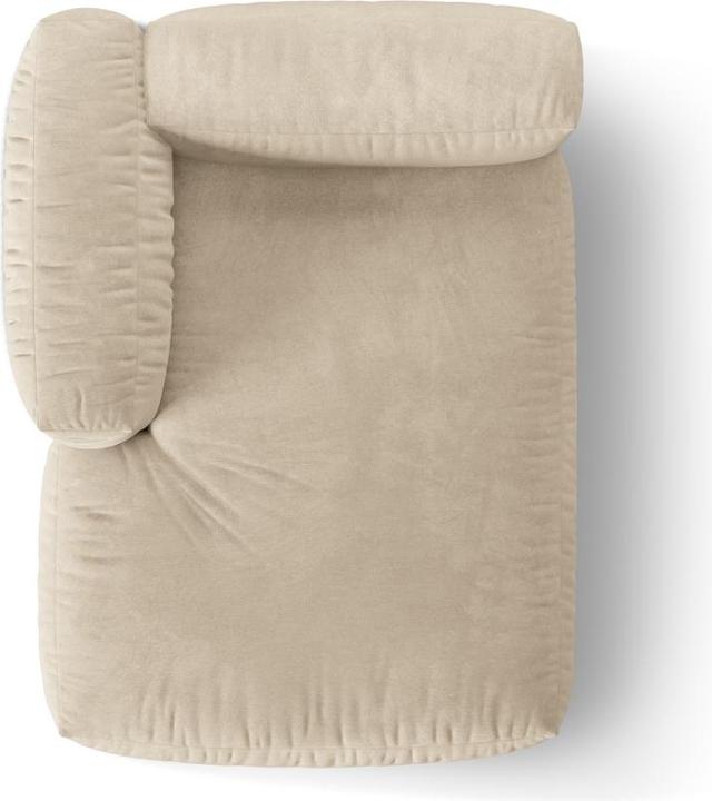 Image du produit Micadoni Chaise longue modulable gauche, "Martina", 1 Place, 176x123x75 Fabriqué en Europe (Recamière)