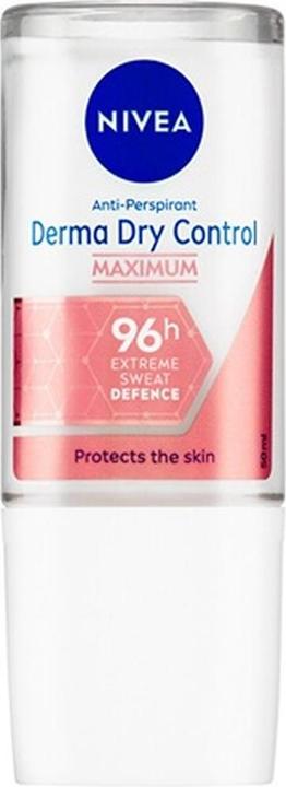 Immagine prodotto NIVEA Derma Dry Control Ball Antiperspirant 50 Ml (Roll-on, 50 ml)