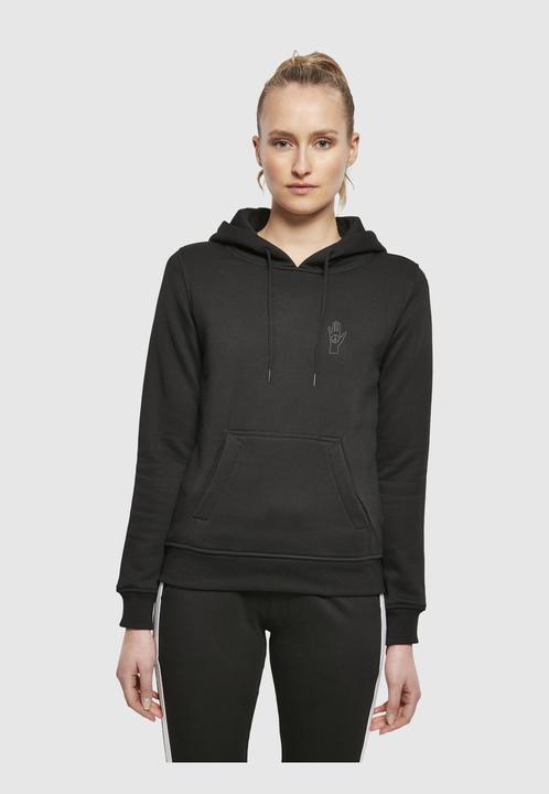 Immagine prodotto Merchcode LadiesPeace - Felpa con cappuccio nera Scribble Hand - 161483 (M)