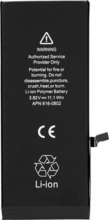 Actual product image OEM - Smartphone Battery (04849) - iPhone 6 Plus (APN 616-0802) - 2915mAh - Black