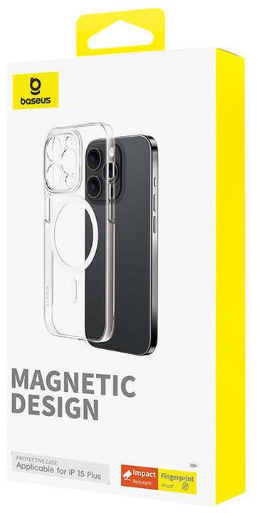 Image du produit Baseus Étui téléphone magnétique pour iPhone 15 Plus OS-Lucent Series (Transparent) (Apple iPhone 15 Plus)