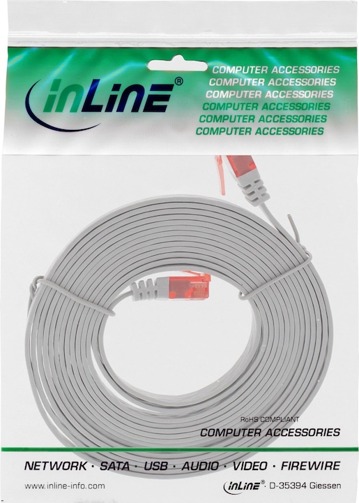 Actual product image InLine Network cable (U/UTP, CAT6, 1 m)